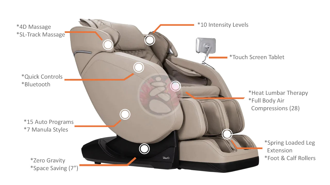 Osaki 3D-JP650 Massage Chair Features