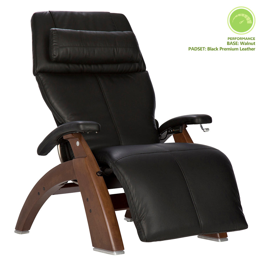 Human Touch Perfect Chair PC-420 Classic Manual Plus - Performance - Walnut/Black (4648416542780)