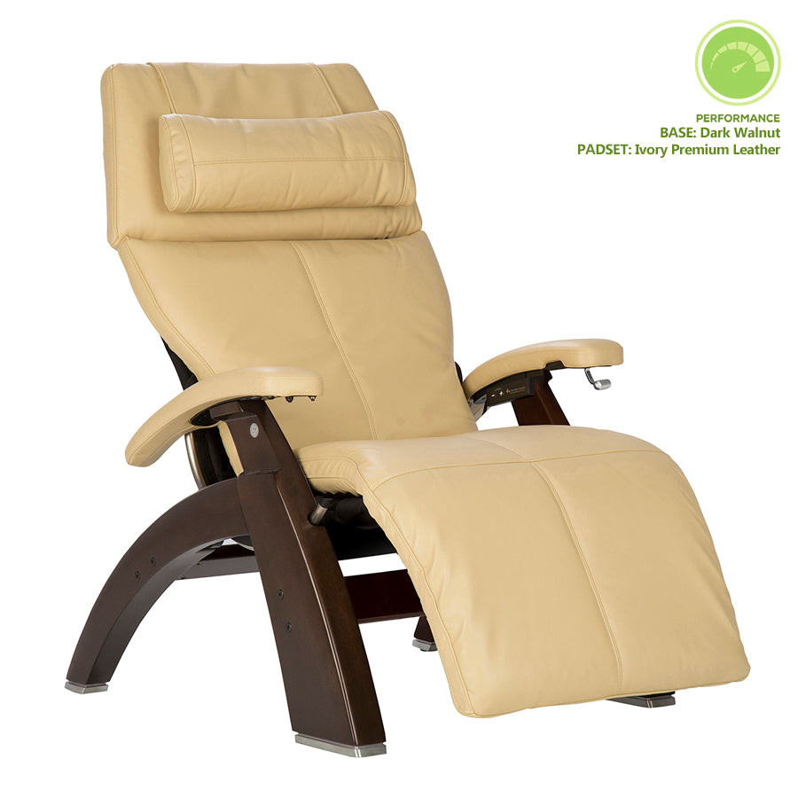 Human Touch Perfect Chair PC-420 Classic Manual Plus - Performance - Dark Walnut/Ivory (4648416542780)